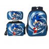 Pack imprimé Cartable sac à dos Sonic + Lunch Bag + Trousse