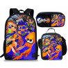 Pack imprimé Cartable sac à dos Splatoon + Sacoche + Trousse