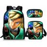 Pack imprimé Cartable sac à dos la légende de Zelda + Sacoche + Trousse