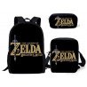 Pack imprimé Cartable sac à dos la légende de Zelda + Sacoche + Trousse