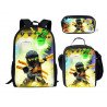 Pack scolaire à composer Cartable Ninjago + Sacoche Ninjago à Bandoulière + Trousse Ninjago assortie – Du CP au CM2