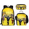 Pack scolaire à composer Cartable Ninjago + Sacoche Ninjago à Bandoulière + Trousse Ninjago assortie – Du CP au CM2