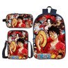 Pack imprimé Cartable sac à dos ONE PIECE + Sacoche + Trousse assortis