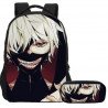 Pack imprimé Cartable sac à dos TOKYO GHOUL + Sacoche + Trousse
