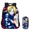 Cartable Fullmetal Alchemist manga sac à dos  imprimé