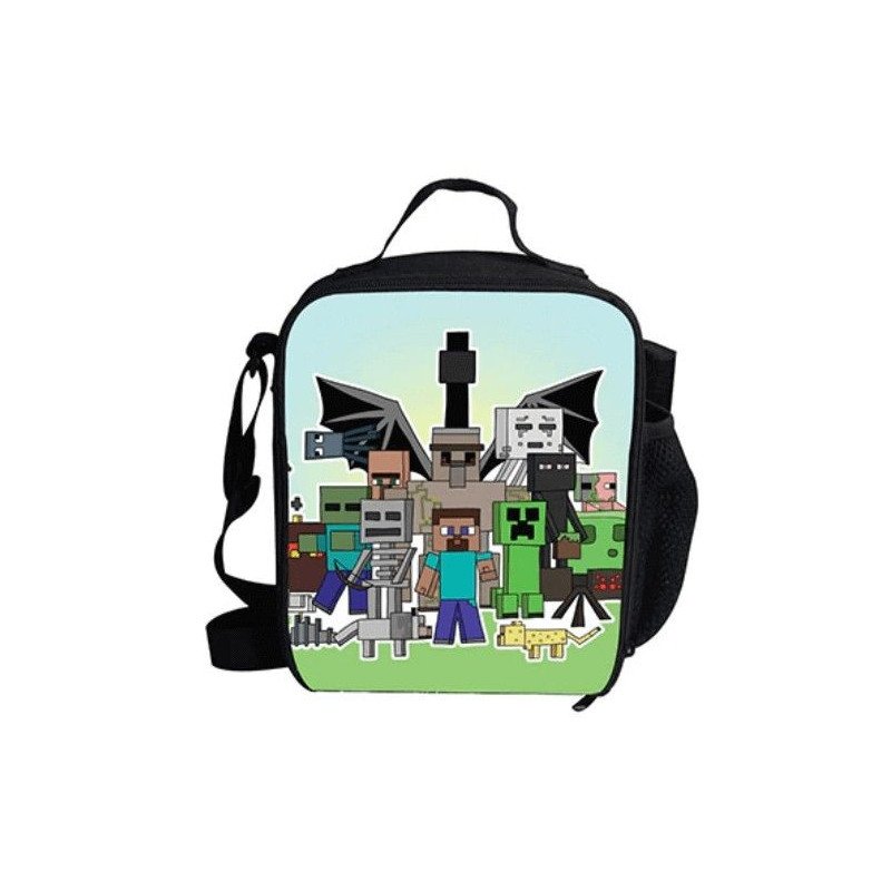 minecraft backpack and lunch bag