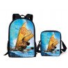 Pack VAIANA Cartable sac à dos + Sacoche MOANA assortie