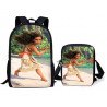 Pack VAIANA Cartable sac à dos + Sacoche MOANA assortie