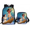 Pack VAIANA Cartable sac à dos + Sacoche MOANA assortie