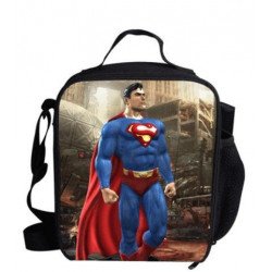 Luch bag  sac à repas  isotherme SUPERMAN imprimé 3D