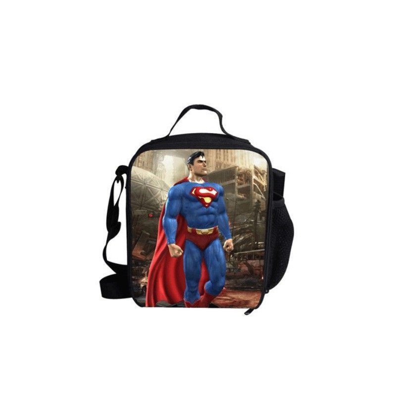 Luch bag  sac à repas  isotherme SUPERMAN imprimé 3D