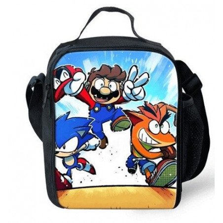 Sac à repas  MARIO BROS Lunch bag isotherme imprimé 3D