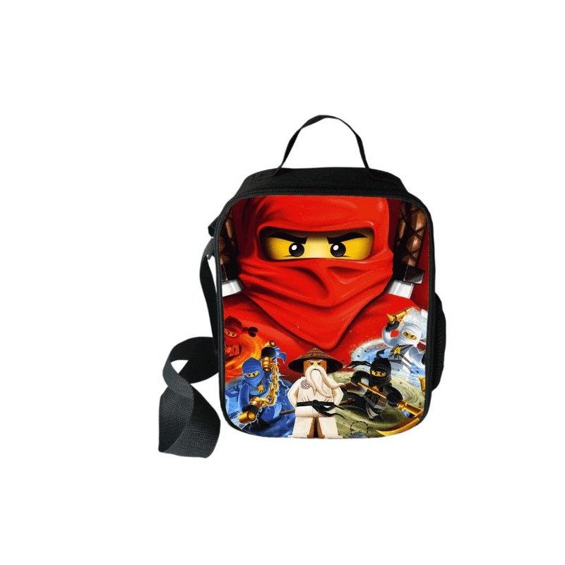 Lunchbox Ninjago - Sac à repas isotherme Ningajo - de la petite section de maternelle au CM2