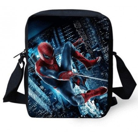 Sacoche Spiderman imprimée 3D avec bandoulière