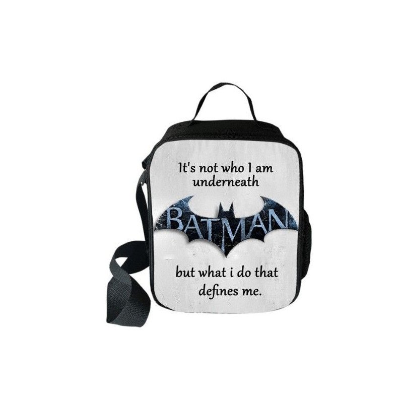 Lunch bag BATMAN sac à repas  isotherme imprimé 3D