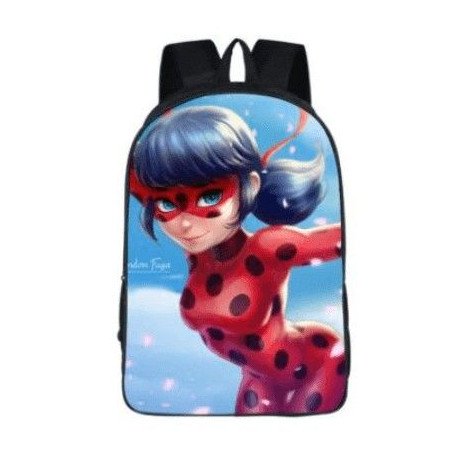 Cartable Miraculous LadyBug et chat noir imprimé 3D