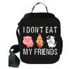 Sac à repas "Friend not food" Secial Vegan imprimé 3D