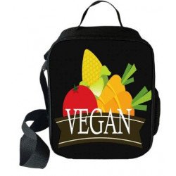 Sac à repas "Friend not food" Secial Vegan imprimé 3D