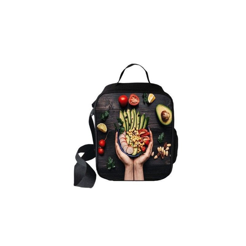 Sac à repas "Friend not food" Secial Vegan imprimé 3D