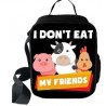 Sac à repas "Friend not food" Secial Vegan imprimé 3D