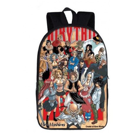 Cartable manga FAIRY TAIL sac à dos imprimé 3D