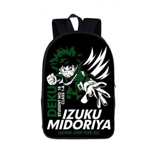 Cartable manga MY HERO ACADEMIA sac à dos imprimé 3D