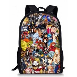 Cartable manga ONE PUNCH MAN sac à dos imprimé 3D