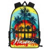 Cartable "Hawaii" avec pochette avant pour élèves et étudiants