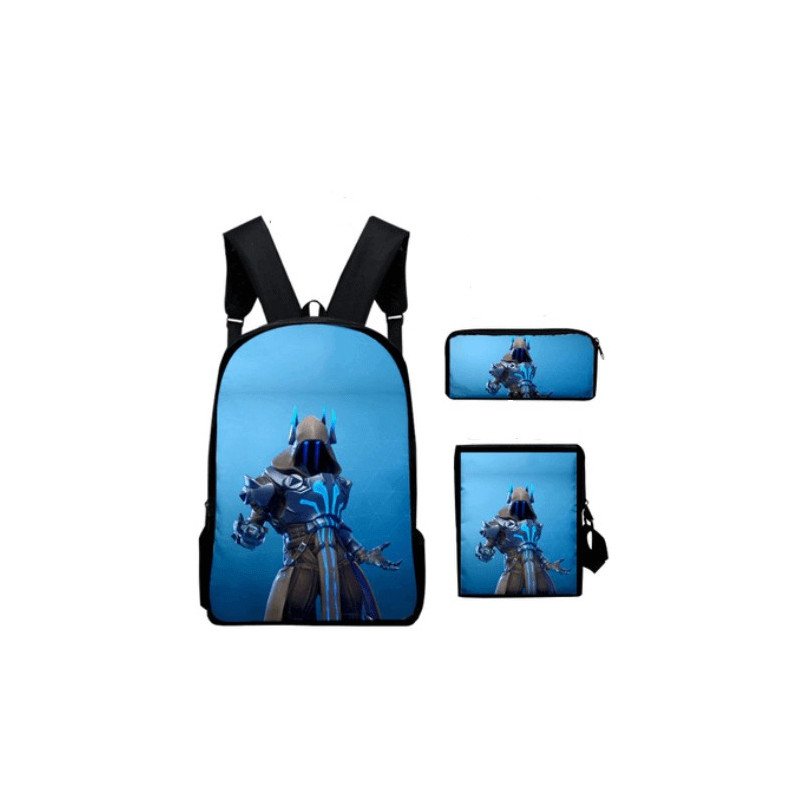 Pack accessoires écoles Fortnite Cartable Sacoche sac à gouter et trousse