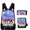 Pack accessoires écoles Fortnite Cartable Sacoche sac à gouter et trousse