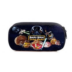 Pack imprimé angry birds cartable  + Trousse assortie
