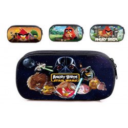 Pack imprimé angry birds cartable  + Trousse assortie