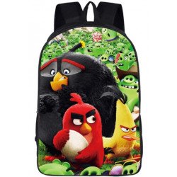 Pack imprimé angry birds cartable  + Trousse assortie