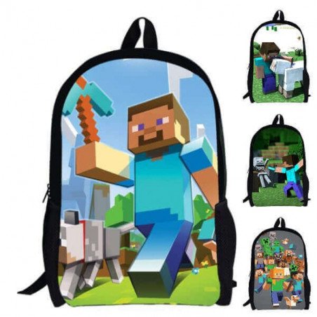 Cartable sac à dos MINECRAFT