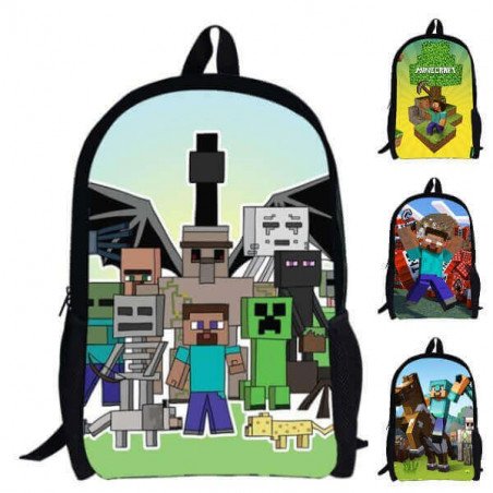 Cartable sac à dos MINECRAFT