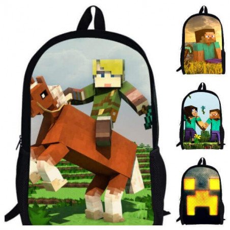 Cartable sac à dos MINECRAFT