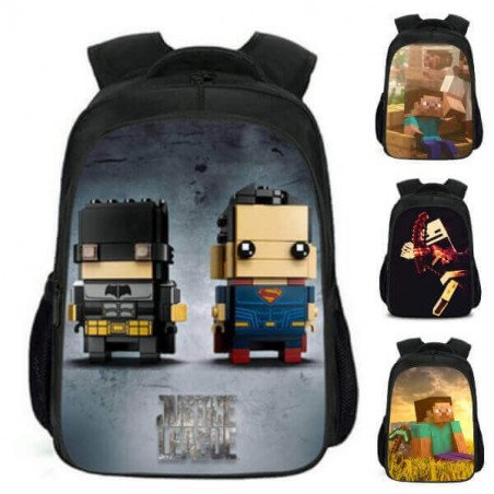 Cartable Minecraft primaire -  sac à dos MINECRAFT Collège