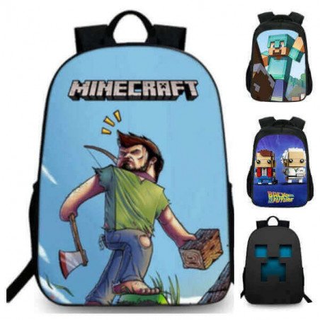 Cartable sac à dos MINECRAFT