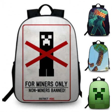 Cartable sac à dos MINECRAFT