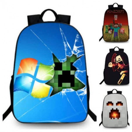 Cartable sac à dos MINECRAFT