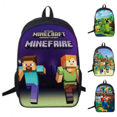 Cartable sac à dos MINECRAFT