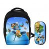 MINECRAFT pack maternelle  cartable +  trousse assortie