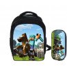 MINECRAFT pack maternelle  cartable +  trousse assortie