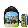 MINECRAFT pack maternelle  cartable +  trousse assortie