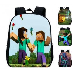 Cartable sac à dos MINECRAFT pour classes de maternelle