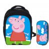 PEPPA PIG pack maternelle  cartable +  trousse assortie
