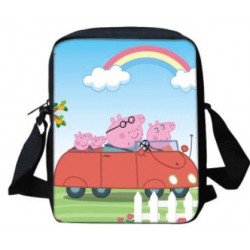 Peppa pig crossbody messenger bag