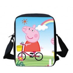 Sacoche imprimée Peppa pig avec bandoulière