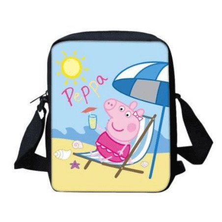 Peppa pig crossbody messenger bag
