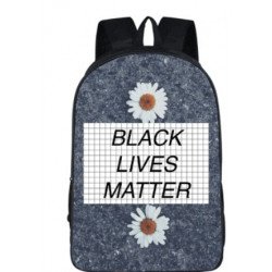 Not to racism  backpack for teenagers and young adults